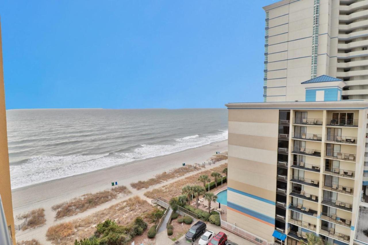 Beautiful Warm Ocean View Beach Condo With Pool Myrtle Beach Exteriör bild